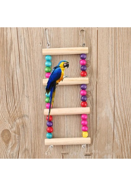 1 Adet Tarzı Papağan Pet Kuş Ahşap Merdiven Tırmanma Teleferik Hamster Oyuncaklar Halat Papağan Kafesi Parakeet Budgie Ev Papağan Eğitim Oyuncaklar (Yurt Dışından) modelleri