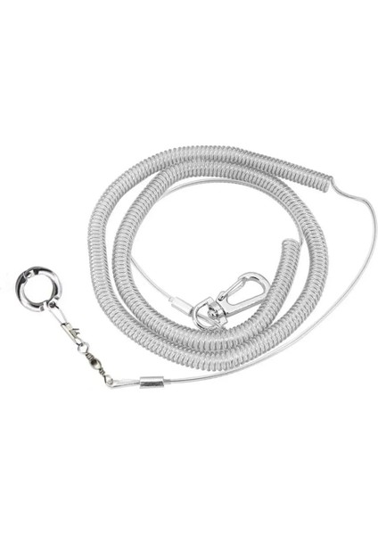 4.5mm Tarzı Alaşım Bacak Halkası Esnek Kuş Zinciri Kemer Anti Bite Plastik Tel Halat Papağan Kuş Açık Uçuş Eğitim Halatı (Yurt Dışından) fiyatları