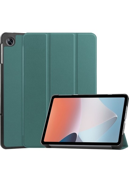 Oppo Pad Air Flip Folio Ultra Ince Pu-Deri Sert Kapak Tablet Kılıfı (Yurt Dışından)