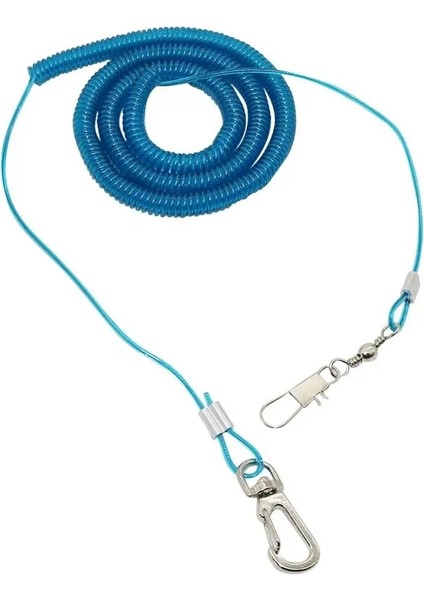 Mavi Stil Streç Uzunluğu 10M Kuş Uçan Halat Papağan Papağanları Starling Kuş Pet Tasma Kitleri Anti-Bite Açık Uçan Eğitim Halatı Kuş Sinek Hattı (Yurt Dışından)