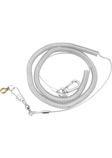 6m Tarzı 3.5mm Bacak Halkalı 6m Esnek Kuş Tasma Ultra-Hafif Papağan Kuş Koşum Anti-Bite Açık Uçan Eğitim Halatı Amerika Papağanı Papağanı Için (Yurt Dışından)