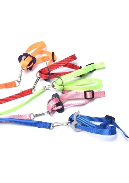 Pembe Stil Açık Ayarlanabilir Papağan Kuş Koşum Tasma Isırma Önleyici Eğitim Halatı Uçan Koşum Tasma Hamster Kaplumbağa Kertenkele Çekiş Halatı (Yurt Dışından) fiyatları