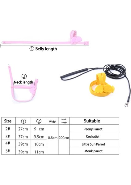 Mavi Stil No.5 Boyutu Pet Kuş Koşum Ayarlanabilir Papağan Koşum Tasma Seti Anti-Bite Açık Eğitim Uçan Halat Muhabbet Kuşu Cennet Papağanı (Yurt Dışından) modelleri