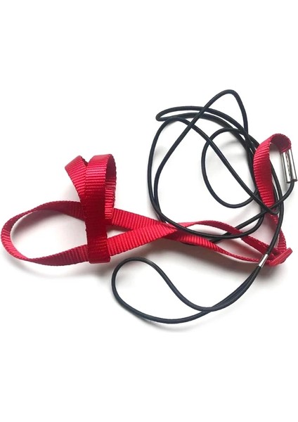 Kırmızı Stil L Beden Pet Kuş Koşum ve Tasma Ayarlanabilir Papağan Koşum Tasma Isırma Önleyici Eğitim Halatı Kuş Açık Uçan Çekiş Kayışları Bant (Yurt Dışından)
