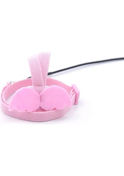 Pembe Tarzı 37X9CM Pet Papağan Kuş Koşum Tasma Uçan Halat Sapanlar Açık Eğitim Çekiş Halatı Muhabbet Kuşu Cennet Papağanı Küçük Kuşlar (Yurt Dışından)