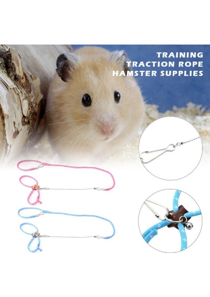 Mavi Stil Pet Papağan Kuş Koşum Hamster Eğitim Tasma Çekiş Halat Kayışı Açık Yürüyüş Kobay Küçük Evcil Hayvanlar Için (Yurt Dışından)