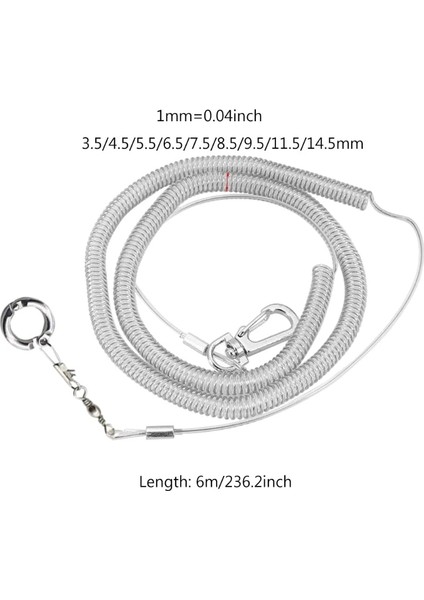 8,5 mm Stili 6 M Esnek Papağan Kuş Koşum Tasma Bacak Halkalı Anti-Bite Açık Uçan Eğitim Halatı Kuşlar Için Parakeet Kakadu Papağanı (Yurt Dışından) fiyatları