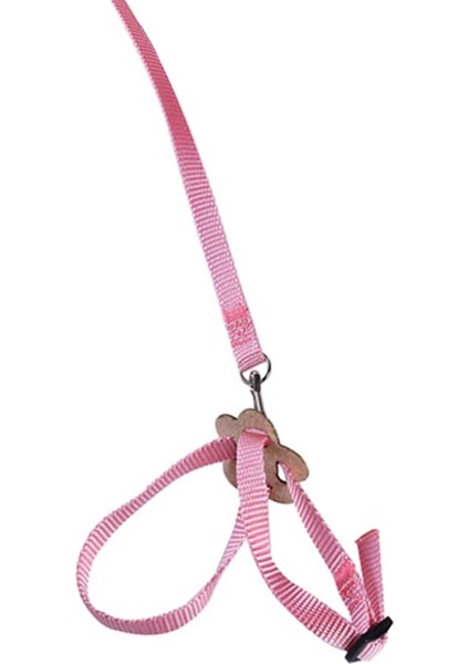 Pembe Tarzı Ayarlanabilir Pet Kuş Tasma Kiti Anti-Bite Uçan Eğitim Halatı Sürüngen Kertenkele Papağan Kaplumbağa Koşum Çekme Kablosu Halat Pet Tasma (Yurt Dışından)