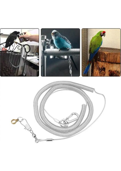 No.1 Tarzı 6 M Papağan Kuş Tasma Uçan Eğitim Halat Sapanlar Papağan Papağanları Starling Muhabbet Kuşu Eğitim Halatı Kuş Malzemeleri (Yurt Dışından) fiyatları