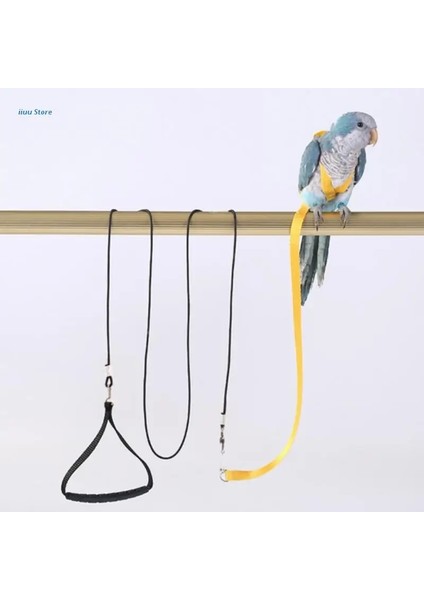 Sarı Stil L Beden Pet Eğitim Malzemeleri Anti-Bite Koşum Tasma Kiti Şakayık Papağan Için Uçan Halat (Yurt Dışından) fiyatları