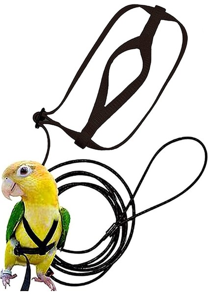 Mavi Stil S Beden Anti-Bite Kuş Koşum Tasma Seti Papağan Koşum Naylon Halat Ayarlanabilir Uçan Eğitim Tasarımı Papağan Conures Kuş Için Uygun (Yurt Dışından) fiyatları