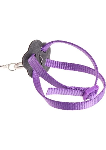 Pembe Tarzı Pet Papağan Kuş Koşum Tasma Açık Ayarlanabilir Eğitim Halatı Anti Uçan Çekiş Kayışı Taşınabilir Yumuşak Bant (Yurt Dışından) indirimleri