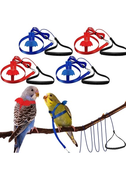 D Stili S Beden Düz Renk Ayarlanabilir Kuş Koşum Tasma Sevimli Açık Uçan Eğitim Ipi Pet Papağan Aviator Harne Kuş Malzemeleri Için (Yurt Dışından) fiyatları