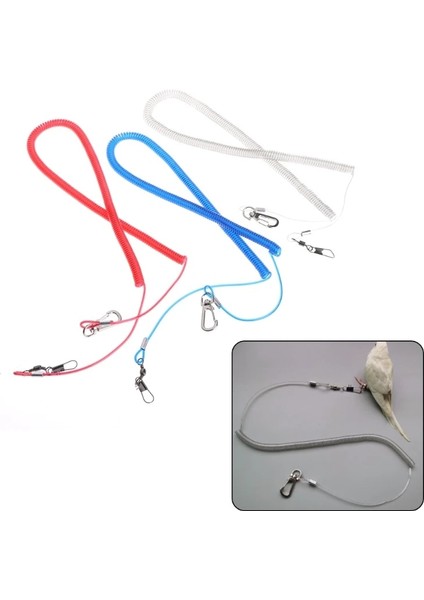 Kırmızı Stil 2m Papağan Halat Pet Uçan Tasma Tpu Anti Bite Kuş Açık Starling Eğitim Uçuşu (Yurt Dışından) fiyatları