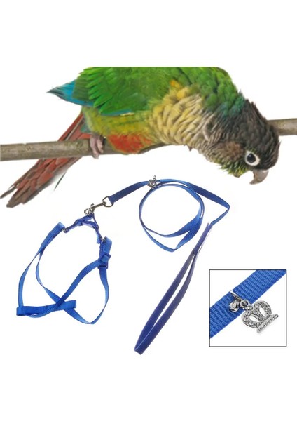 Kırmızı Stil L Beden Papağan Tasma Evcil Hayvan Koşum Açık Ayarlanabilir Anti Bite Eğitim Halatı Uçan Bant (Yurt Dışından) fiyatları