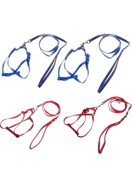 Kırmızı Stil L Beden Papağan Tasma Evcil Hayvan Koşum Açık Ayarlanabilir Anti Bite Eğitim Halatı Uçan Bant (Yurt Dışından) modelleri