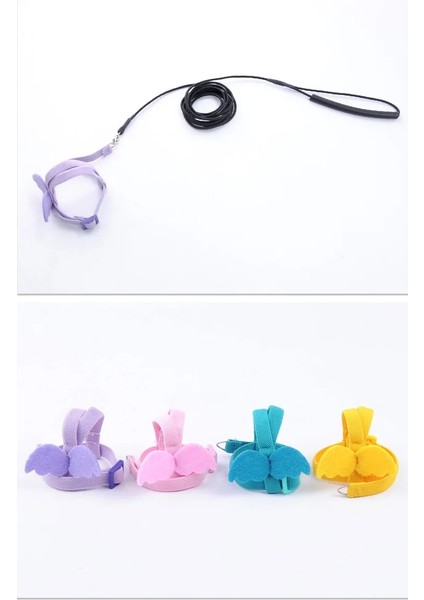 Sarı Stil 27X9CM Ayarlanabilir Papağan Kuş Emniyet Kemeri Eğitim Halatı Açık Uçuş Emniyet Kemeri Şakayık Dolaşım Kuş CA001 (Yurt Dışından) indirimleri