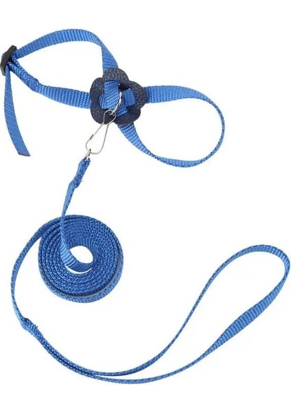 Mavi Stil Papağan Kuş Tasma Anti-Isırık Uçan Eğitim Ipi Papağan Kuş Evcil Hayvan Tasma Kitleri Ultra Hafif Koşum Tasma Yumuşak Taşınabilir Evcil Hayvan Oyuncakları (Yurt Dışından)