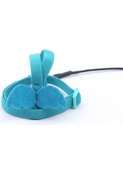 Mavi Stil No.2 Boyutu Ayarlanabilir Papağan Kuş Koşum Tasma Seti Anti-Bite Eğitim Koşum Papağanlar Için Açık Uçan Halat Papağan Küçük Kuşlar Için (Yurt Dışından)