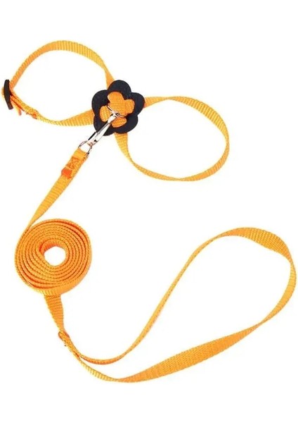 Sarı Stil Papağan Kuş Tasma Anti-Isırık Uçan Eğitim Ipi Papağan Kuş Evcil Hayvan Tasma Kitleri Ultra Hafif Koşum Tasma Yumuşak Taşınabilir Evcil Hayvan Oyuncakları (Yurt Dışından)