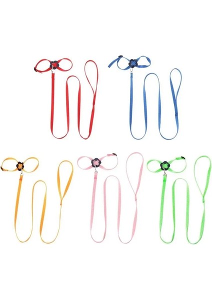 Yeşil Stil Papağan Kuş Tasma Eğitim Kurşun Halat Ayarlanabilir Koşum Evcil Hayvanlar Uçan Kedi Kaplumbağalar Tavşanlar Gelincikler Dizginler 8-Şekilli Yaka (Yurt Dışından) modelleri