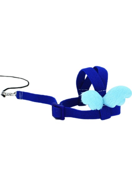 Rastgele Renk Stili Xl Beden Melek Kanadı ile Esnek Papağan Koşum Tasma Açık Eğitim Çekiş Halatı (Yurt Dışından)