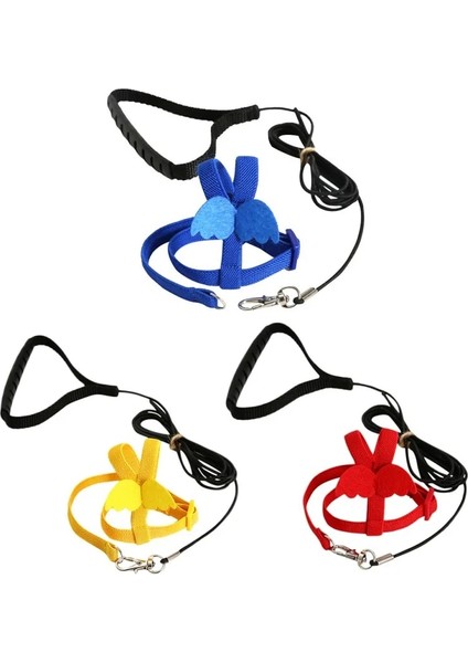 Kırmızı Stil M Beden Ayarlanabilir Papağan Kuş Koşum ve Tasma Kiti Kuş Papağanlar Için Açık Uçan Eğitim Ipi Anti-Bite Ultralight Koşum Tasma (Yurt Dışından) modelleri