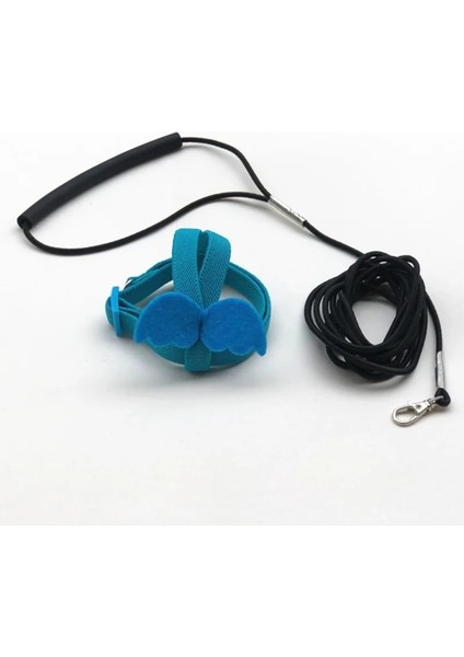 Mavi Stil No.2 Boyutu Papağan Uçan Koşum Tasma Takım Pet Kuş Açık Uçuş Eğitim Halat Papağan Malzemeleri Budgie Için Amerika Papağanı Aksesuarları Şeyler (Yurt Dışından)