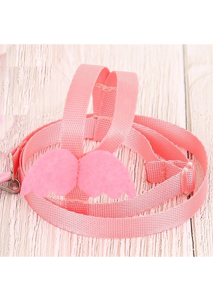 Pembe Tarzı Xl Beden Ayarlanabilir Kuş Uçan Çekiş Halatı Hiçbir Çekme Ultralight Koşum Tasma Seti Açık Eğitim Muhabbet Kuşu Papağan Kitleri Için Anti-Bite (Yurt Dışından)