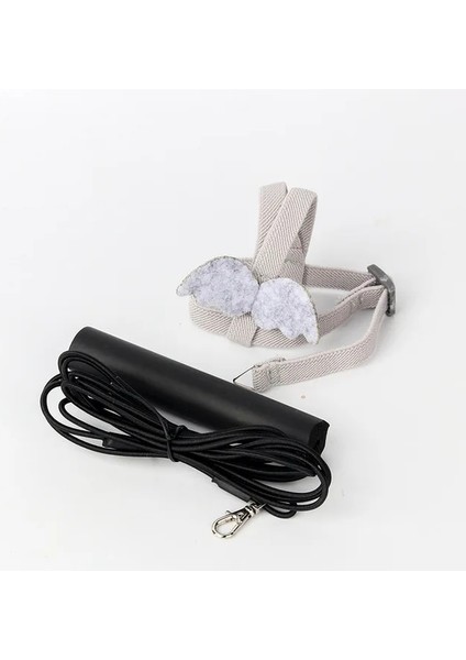 Gri Stil Xs Beden Papağan Koşum Kuş Tasma Çekiş Halatı Ultra Hafif Ayarlanabilir Açık Uçan Halat Küçük Güneş Cennet Papağanı Dışarı Eğitim Kuş Halatı (Yurt Dışından)