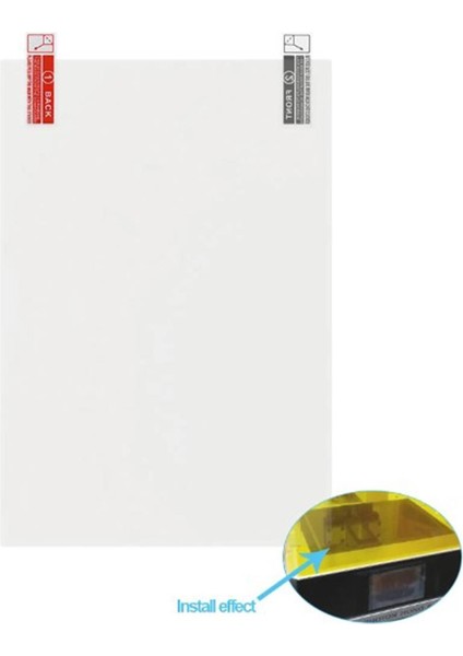 Sla Dlp 3D Yazıcı 6.23 Inç LCD Ekran Koruyucu Film 132X80MM (Mono 4k) fiyatları