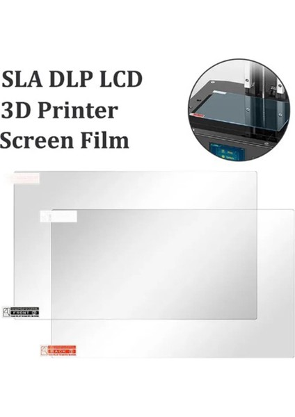 Sla Dlp 3D Yazıcı 6.23 Inç LCD Ekran Koruyucu Film 132X80MM (Mono 4k) modelleri