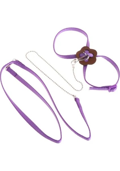 Pembe Tarzı Pet Papağan Kuş Koşum Tasma Açık Ayarlanabilir Eğitim Halatı Çekiş Kayışı M68E (Yurt Dışından) fırsatları