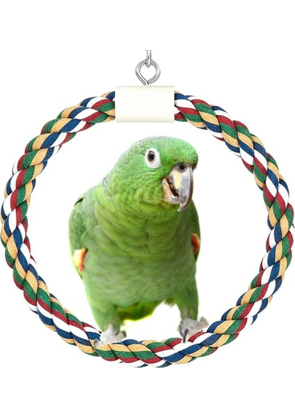 S Tarzı Pet Stand Eğitim Malzemeleri Kuşlar Salıncak Papağan Veya Papağan Oyuncakları Kafes Asılı Örgülü Çiğneme Halatı (Yurt Dışından) fiyatları