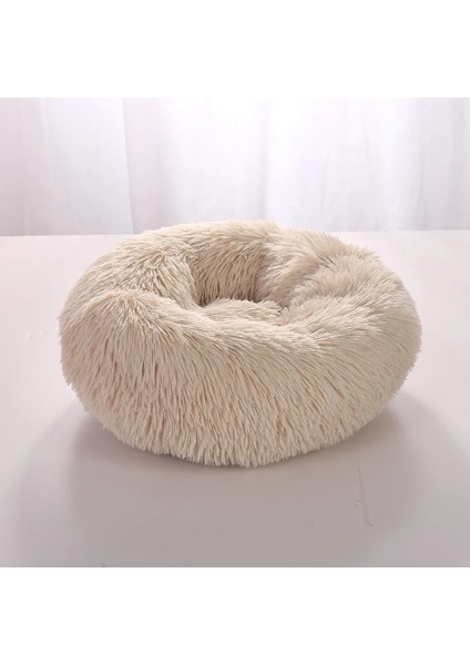 Sıcak Beyaz Tarzı 40CM Süper Yumuşak Köpek Yatağı Peluş Kedi Mat Köpek Yatakları Büyük Köpekler Için Yatak Labradors Evi Yuvarlak Yastık Pet Ürün Aksesuarları (Yurt Dışından)