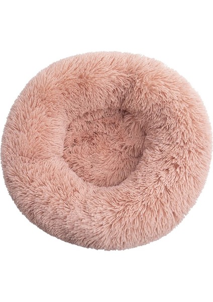 Koyu Pembe Tarzı 30CM Uzun Peluş Köpek Yastık Yatak Pet Kanepe Süper Yumuşak Kabarık Rahat Mat Kedi Köpek Evi Için Yatak Yuvarlak Kedi Kış Sıcak Yatak Pet Yataklar (Yurt Dışından)