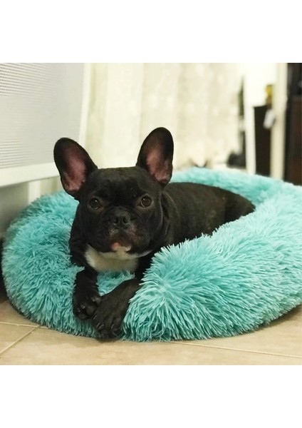Pembe Tarzı S-50CM Köpek Yatağı Yumuşak Kabarık Kedi Yatakları Uzun Peluş Dounts Yatakları Sakinleştirici Yatak Hondenmand Pet Kulübesi Küçük Büyük Köpek Kedileri Için Ev Minderi (Yurt Dışından) indirimleri