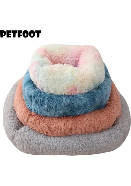 Lacivert Tarzı 55X45X20CM Pet Yataklar Uzun Peluş Köpek Yatağı Kare Düz Renk Yavru Yataklar Küçük Orta Büyük Evcil Hayvanlar Için Mat Kış Sıcak Yatak Kedi Yastıkları (Yurt Dışından) fiyatları