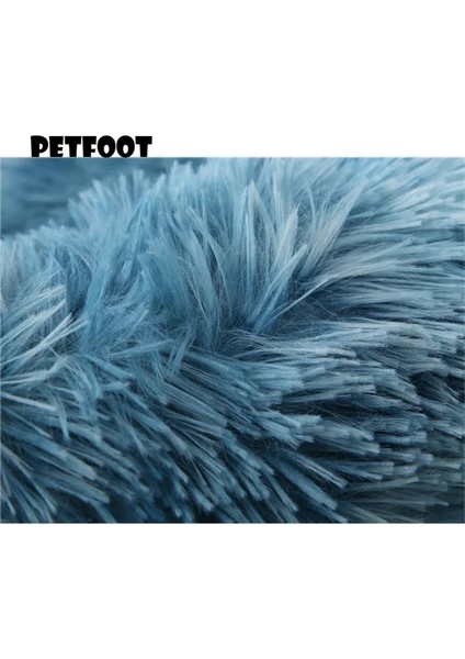 Lacivert Tarzı 55X45X20CM Pet Yataklar Uzun Peluş Köpek Yatağı Kare Düz Renk Yavru Yataklar Küçük Orta Büyük Evcil Hayvanlar Için Mat Kış Sıcak Yatak Kedi Yastıkları (Yurt Dışından) modelleri