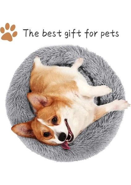 Elma Yeşili Tarzı S 50CM Köpek Için Pet Yatak Ekstra Büyük Köpek Yuvarlak Yatak Büyük Köpekler Için Nefes Alabilir Katı Köpek Evleri Kedi Yatakları Peluş Donut Uyku Tulumu Kaymaz (Yurt Dışından)