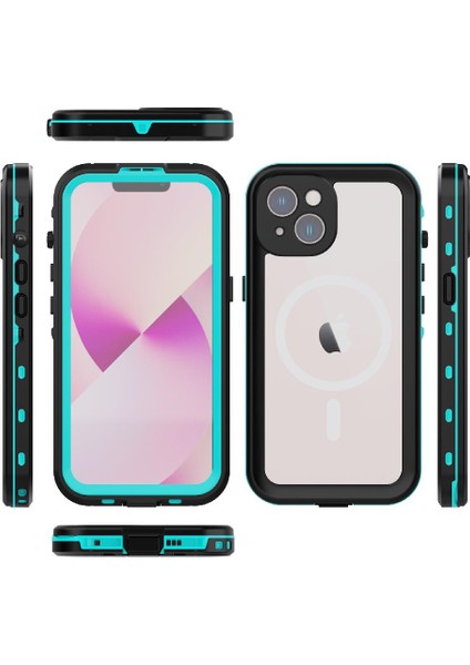 Iphone 14 Için Su Geçirmez Dahili Manyetik Durumda Ekran Koruyucu Telefon Kılıfı (Yurt Dışından) indirimleri
