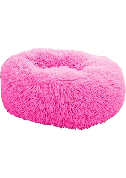 Gül Kırmızı Tarzı 40CM Süper Yumuşak Pet Yatak Kulübesi Köpek Yuvarlak Kedi Kış Sıcak Uyku Tulumu Uzun Peluş Büyük Köpek Yastık Mat Taşınabilir Kedi Malzemeleri (Yurt Dışından)