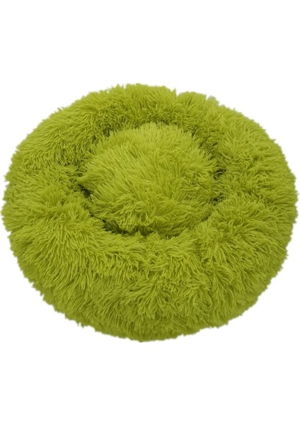 Gül Tarzı 40CM Sakinleştirici Köpek Yatağı Kanepe Yuvarlak Peluş Mat Köpekler Için Büyük Büyük Labradors Kedi Evi Donut Yatak Köpek Için Dcpet Evcil Hayvan Ürünleri (Yurt Dışından) indirimleri