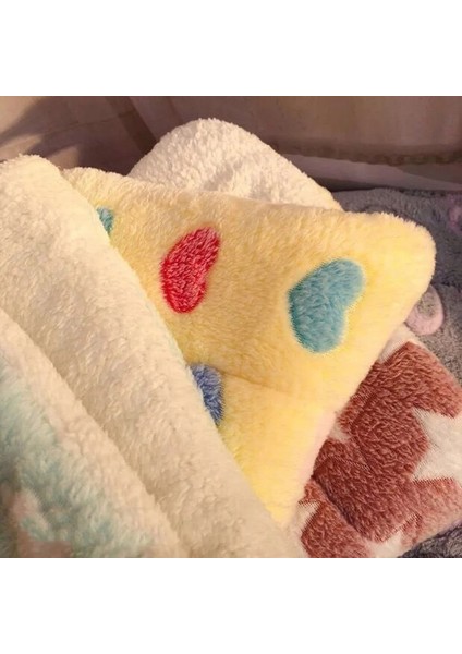 Pembe Bulutlar Tarzı L-48X68CM Fanila Kalınlaşmış Pet Yumuşak Polar Ped Pet Köpek Kedi Battaniye Yatak Mat Yavru Chihuahua Için Yastık Ev Halısı Sıcak Tutmak Uyku Örtüsü (Yurt Dışından) indirimleri