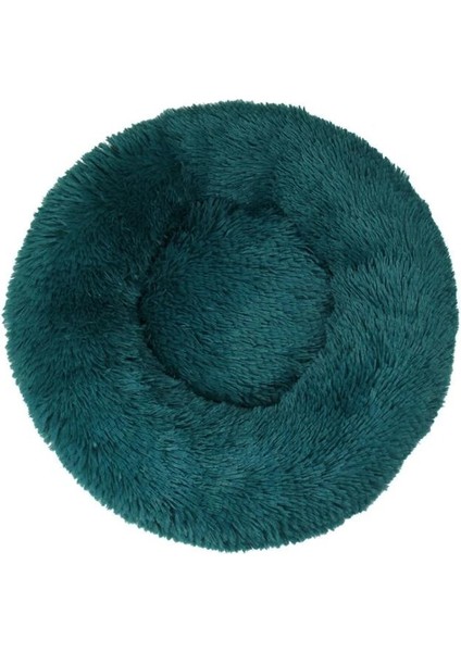 Tavuskuşu Mavi Tarzı 60CM Pet Köpek Kedi Uzun Peluş Süper Yumuşak Yatak Renkli Yuvarlak Uyku Pet Köpek Yıkanabilir Çekyat Köpekler Kediler Için Evcil Hayvan Malzemeleri (Yurt Dışından)