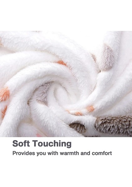 Beyaz Ayak Izleri Stili 75 x 50 cm Pet Köpek Yatak Battaniye Yumuşak Polar Kedi Yastık Battaniye Kış Sıcak Pençe Baskı Küçük Orta Büyük Köpekler Için Pet Kediler Kapak Battaniye Mat (Yurt Dışından) fırsatları