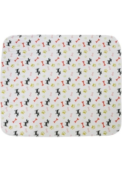 Beyaz-Köpek-Kemik-Paw Stili 40X60CM ZK20 Su Geçirmez Yeniden Kullanılabilir Köpek Yatak Paspasları Köpek Idrar Pedi Yavru Işemek Pet Uyku Için Hızlı Emici Ped Yumuşak Halı Battaniye (Yurt Dışından)