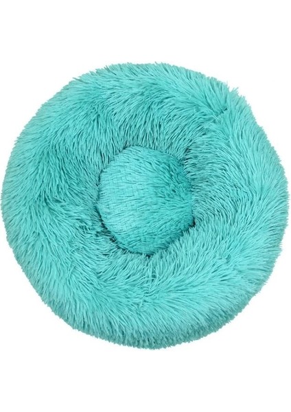 Yeşil Stil 30CM Vıp Pet Köpek Yatağı Köpek Büyük Büyük Küçük Kedi Evi Için Yuvarlak Peluş Mat Kanepe Ürünleri Pet Sakinleştirici Yatak Köpek Çörek Yatağı (Yurt Dışından)
