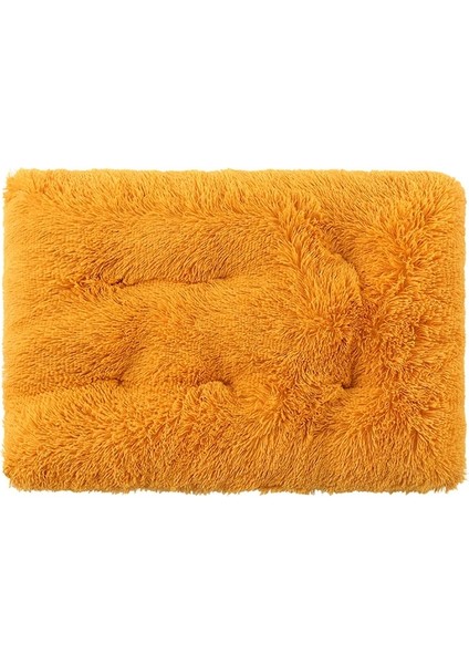 S2-Turuncu Stili S Beden Yıkanabilir Dört Mevsim Köpek Kedi Kanepe Yatak Taşınabilir Pet Kulübesi Polar Peluş Köpek Kedi Yatak Kedi Yaka Tam Boy Pet Uyku Koruyucu (Yurt Dışından)