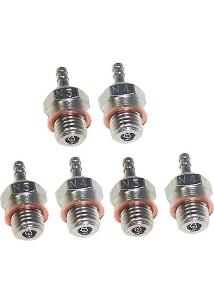 3x N4 Sıcak Kızdırma Bujisi 70117 1/10 1/8 Rc Kamyon Nitro Motor Parçaları (Yurt Dışından)